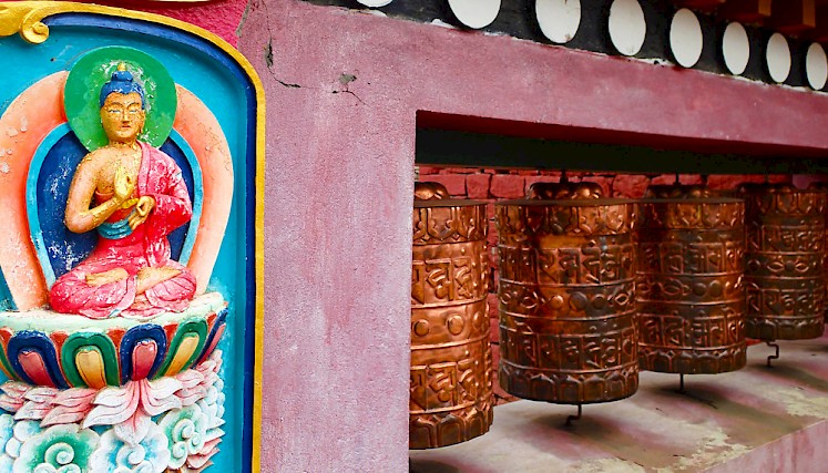 Nepal - Buddhist Prayer Wheels